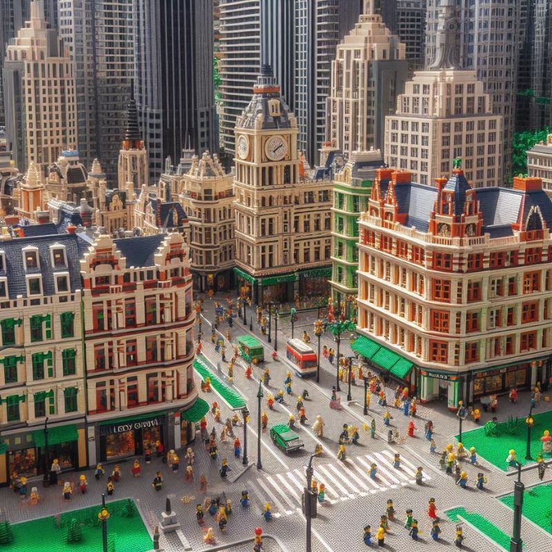 ulica v legolande