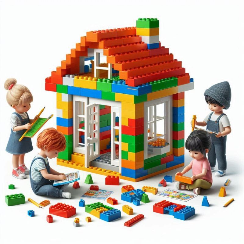 stavebnica lego s figúrkami