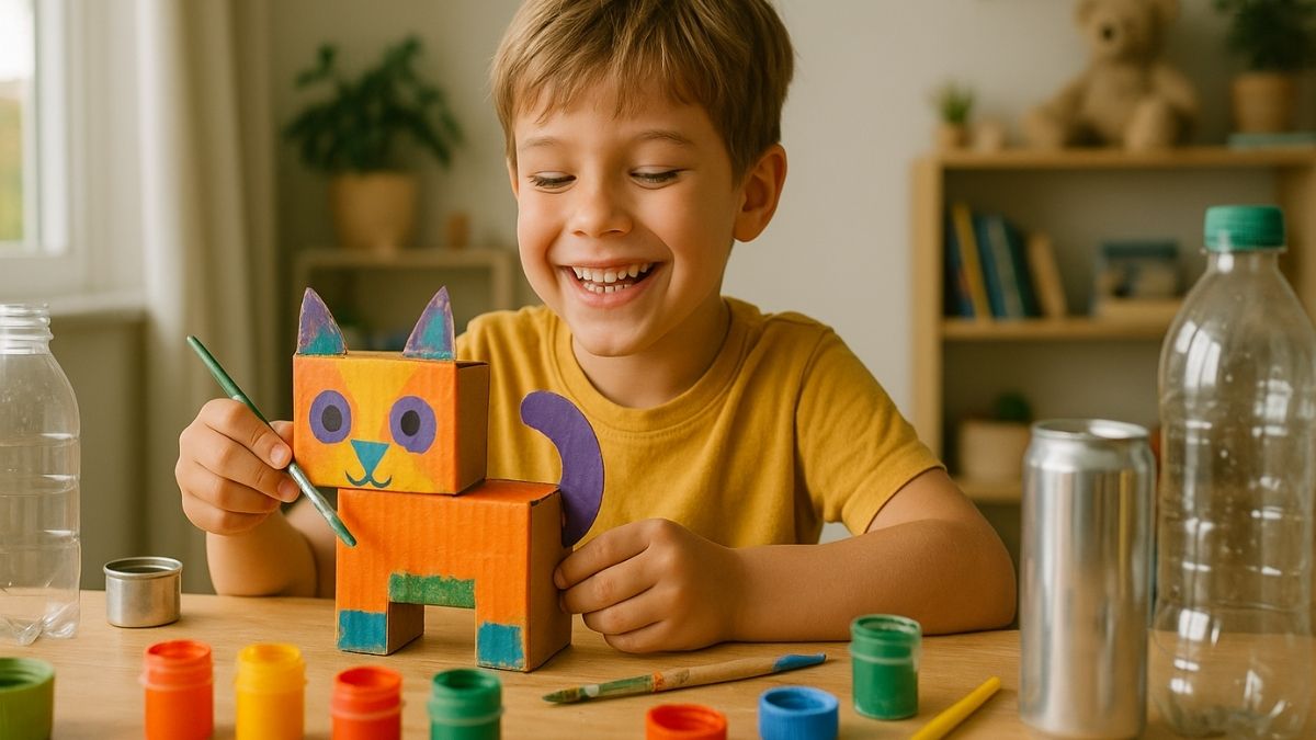 Výtvory z recyklovaných materiálov