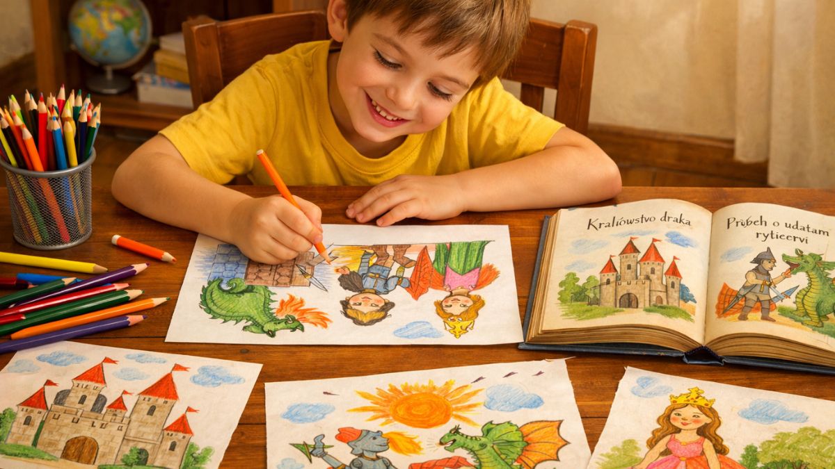 Dieťa rozvíja kreativitu