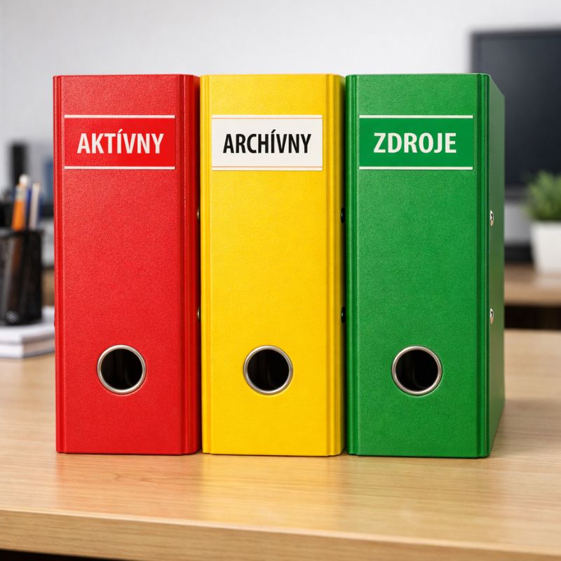 Tri šanóny - aktívny, archívny, zdroje