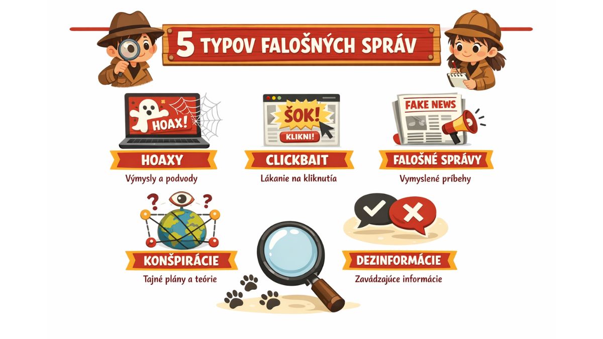 Infografika 5 typov fake news
