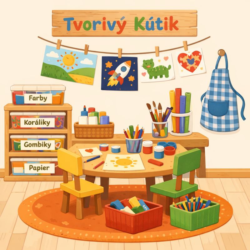 Maker Space doma – organizovaný priestor na tvorbu pre deti