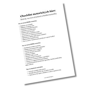 Checklist motorických hier