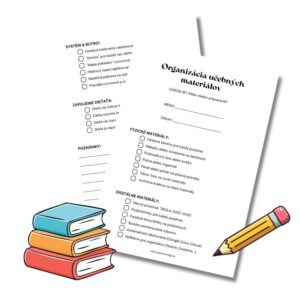 Organizácia učebných materiálov — Checklist