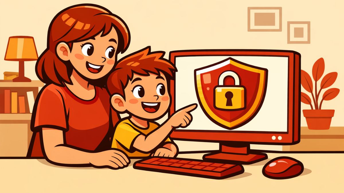 Digitálna bezpečnosť pre deti – rodič a dieťa pri počítači