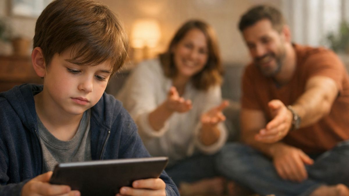 Dieťa s tabletom a vplyv sociálnych sietí na sebadôveru